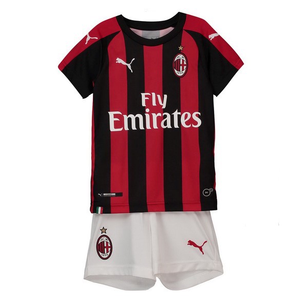 Camiseta AC Milan Primera Niño 2018-2019 Rojo